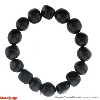 Shungite Tumbled Bracelets from The Rock Space