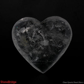 Clear Quartz A Heart #2 - 1" to 2" from The Rock Space