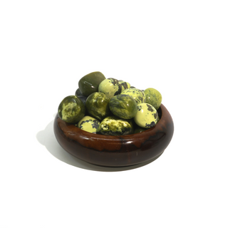 Serpentine, Pyrite Tumbled Stones - Peru from Stonebridge Imports