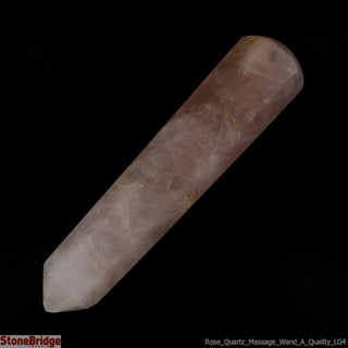 Rose Quartz A Pointed Massage Wand - Large #2 - 3 1/2" to 4 1/2"    from The Rock Space