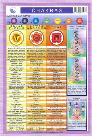 QuickStudy Guide - Chakras    from The Rock Space