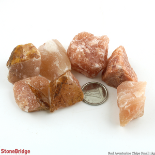 Red Aventurine Chips - Small    from Stonebridge Imports