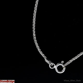 Sterling Silver Chain "Wheat Style" 035 - 20" Long    from The Rock Space