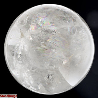 Clear Quartz A Sphere - Large #6 - 3 1/2"    from The Rock Space