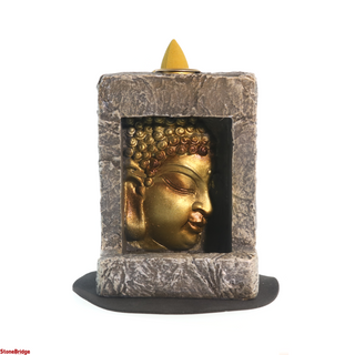 Buddha Square Back Flow Incense Burner    from The Rock Space