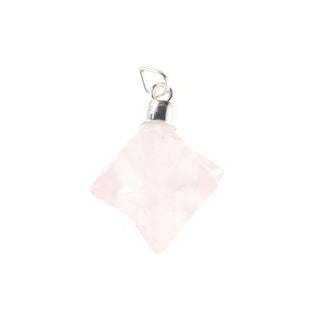 Rose Quartz Merkaba - 925 Silver Pendant from Stonebridge Imports
