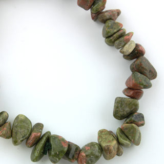 Unakite Bead Bracelet    from The Rock Space