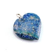 Pendant Lapis Lazuli Heart with Metal Bail    from The Rock Space