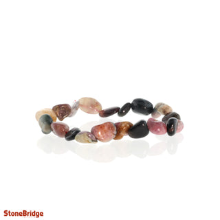 Multi Colour Tourmaline Tumbled Bracelets    from The Rock Space