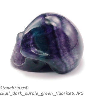Fluorite Skull Carving #0 - 1 1/2" to 1 3/4"    from Stonebridge Imports