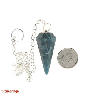 Apatite Pendulum 6 Facets & Ring    from The Rock Space