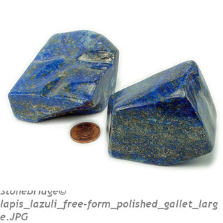 Lapis Lazuli Free Form Polished Gallet -Small: (1 1/2" to 2")    from The Rock Space