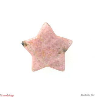 Rhodonite Star Shaped Polished Stones    from The Rock Space