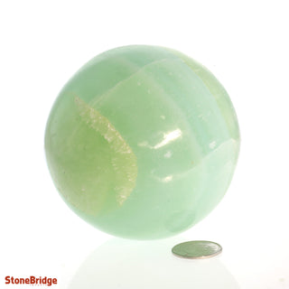 Calcite Green Sphere - Medium #4 - 3"    from The Rock Space