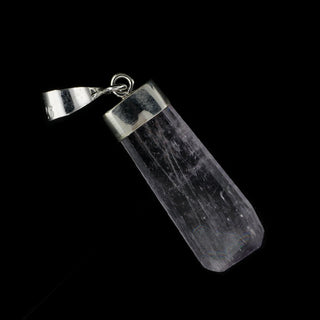 Kunzite Polished Sterling Silver Pendant - 3/4" to 1 2/3"    from The Rock Space