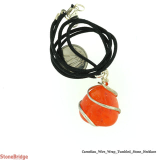 Carnelian Tumbled Necklace    from The Rock Space