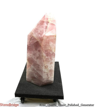 Rose Quartz Polished Tower (Generator) U#3 - 580 lb - 29"    from Stonebridge Imports