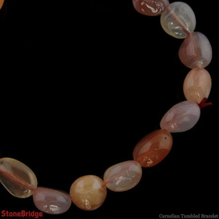 Carnelian T3 Tumbled Bracelets from The Rock Space