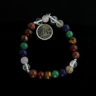 Chakra Stones Bracelet - 8mm    from The Rock Space