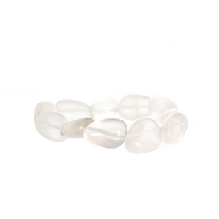 Milky Quartz Tumbled Bracelets    from The Rock Space