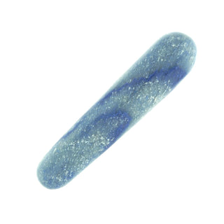Blue Aventurine Rounded Massage Wand - Medium #1 - 2" to 3"    from Stonebridge Imports