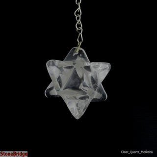 Clear Quartz Merkaba Pendulum - Type 2    from The Rock Space