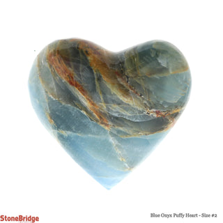 Blue Onyx Heart #2 - 1" to 2"    from The Rock Space
