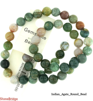 India Agate Bead Strand