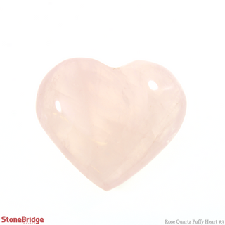 Rose Quartz Puffy Heart #3    from The Rock Space