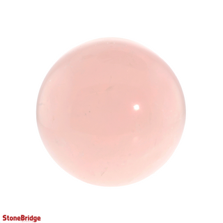 Rose Quartz A Sphere - Large #2 - 3 1/4"    from The Rock Space