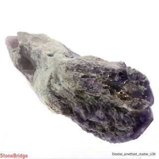 Amethyst Elestial Quartz Cluster U#38 - 16" from The Rock Space