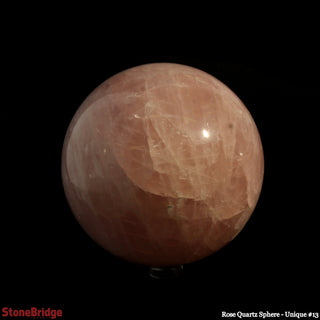 Rose Quartz Sphere U#13 - 3 1/4"    from The Rock Space