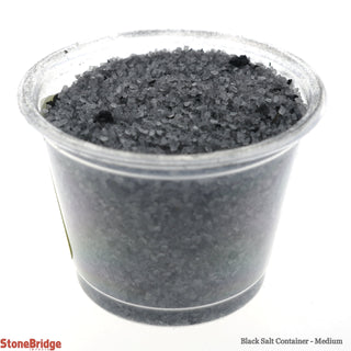 Black Salt Container - Medium    from The Rock Space