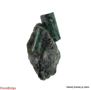 Polished Emerald on Matrix - U7    from The Rock Space