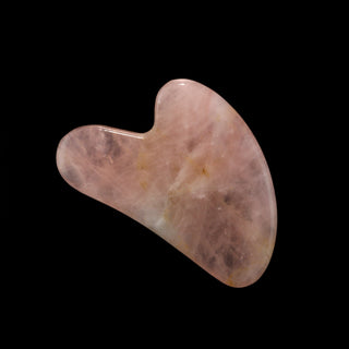 Rose Quartz Gua Sha Board Facial Tools    from Stonebridge Imports