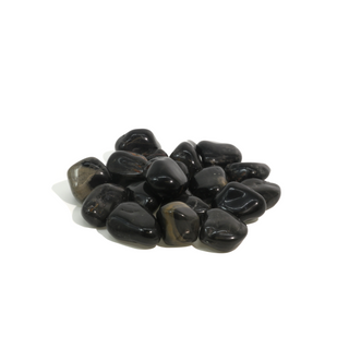 Black Onyx Tumbled Stones - Brazil