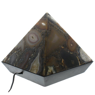 Agate Pyramid Lamp U#1 - 25cm    from The Rock Space