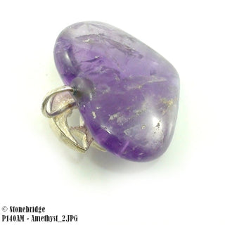 Amethyst Moon And Star And Heart Silver Pendat    from The Rock Space