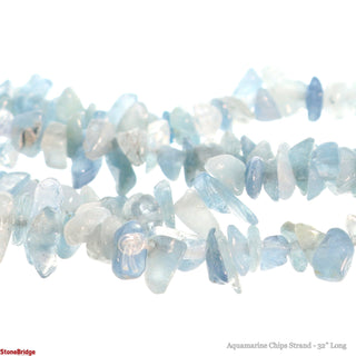 Aquamarine Chip Strands - 3mm to 5mm    from The Rock Space