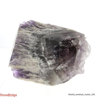Amethyst Elestial Quartz Cluster U#30 - 8" from The Rock Space