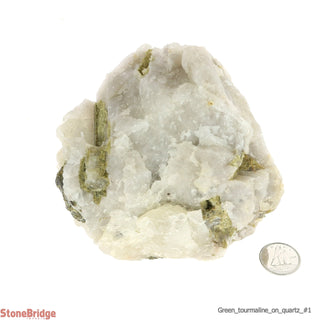 Tourmaline Green Quartz Chunk #1    from The Rock Space