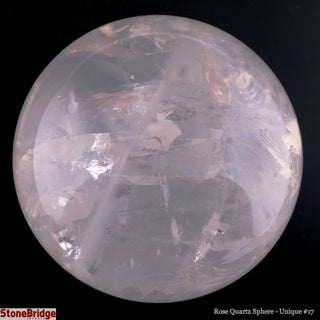 Rose Quartz Sphere U#17 - 3"    from The Rock Space