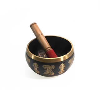 Black Brass 6" Singing Bowl from The Rock Space