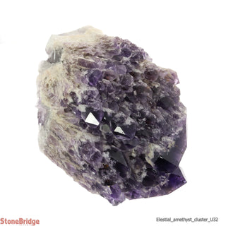 Amethyst Elestial Quartz Cluster U#32 - 8 3/4"    from Stonebridge Imports