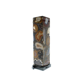 Agate Slice Tower Lamp U#7 - 60cm from The Rock Space