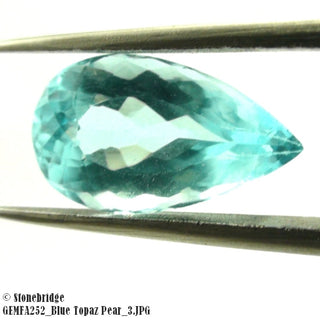 Blue Topaz Gemstone - Pear Cut    from Stonebridge Imports