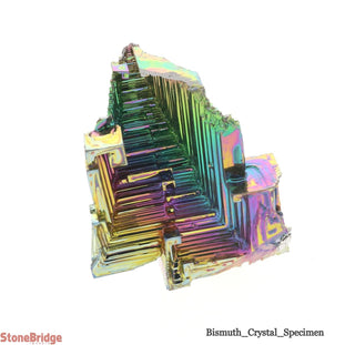 Bismuth Crystal (Lab Grown) #4 - 1" to 2 1/8"    from The Rock Space