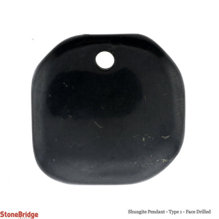 Shungite Pendant - Type 1 - Face Drilled    from The Rock Space