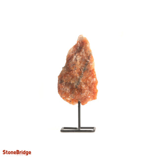 Orange Calcite Specimen on Stand #3    from The Rock Space