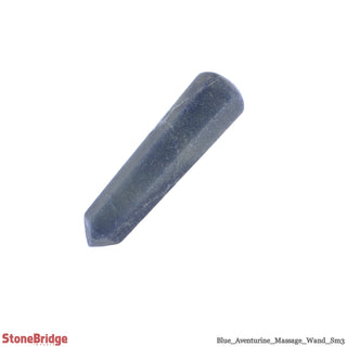 Blue Aventurine Pointed Massage Wand - Small #3 - 3 1/2" to 4 1/2"    from The Rock Space